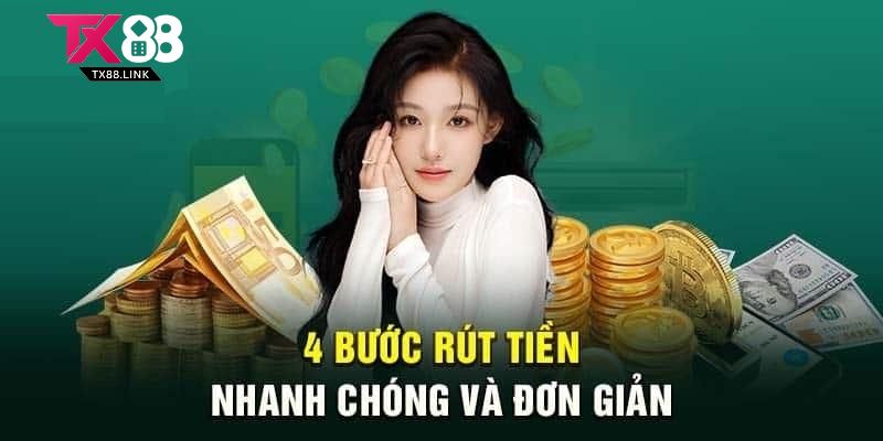 Quy trình thực hiện rút tiền TX88 hiện nay