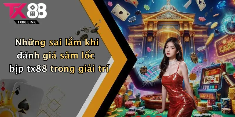 Sâm Lốc Bịp Tx88: Đỉnh Cao Giải Trí Trực Tuyến, Thưởng Lớn Không Giới Hạn 3 Những sai lầm khi đánh giá sâm lốc bịp tx88 trong giải trí